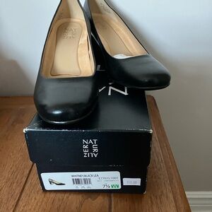 Naturalizer Black Leather Heels